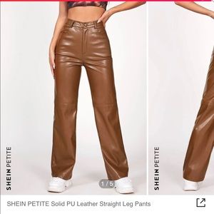 Shein leather pants